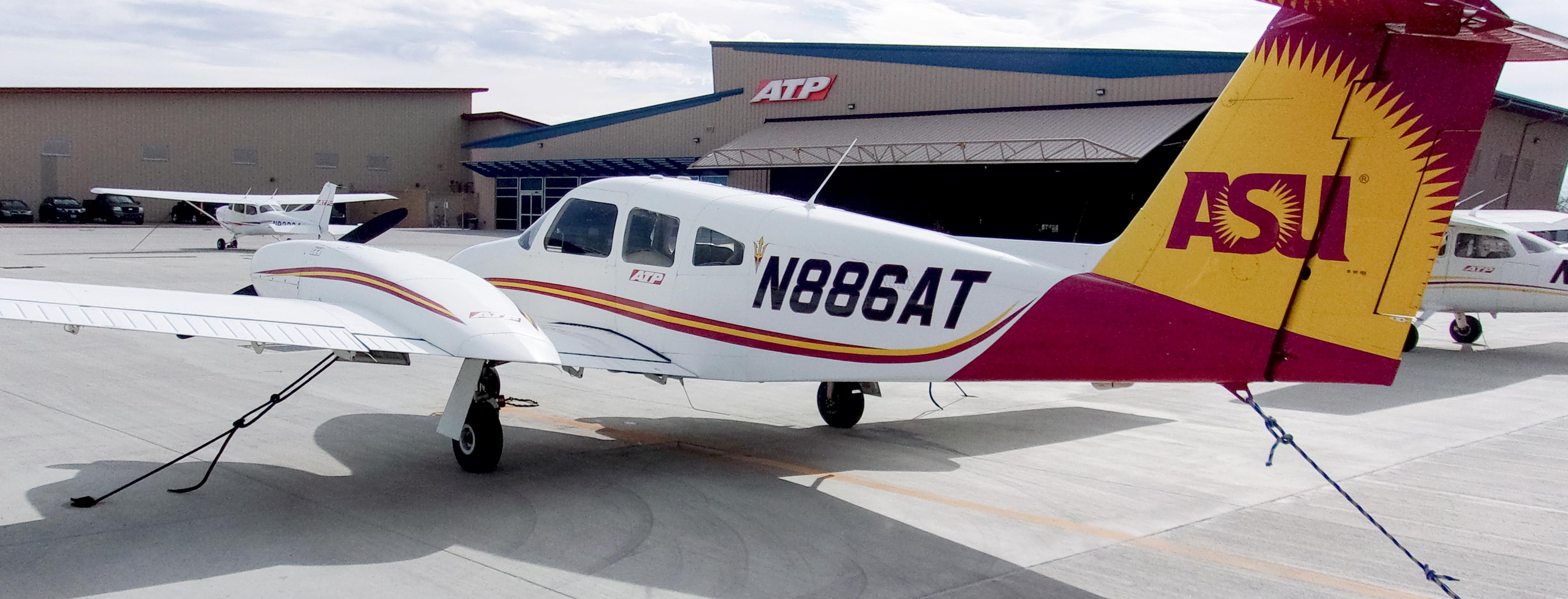 Arizona State University and ATP Flight School Piper Seminole