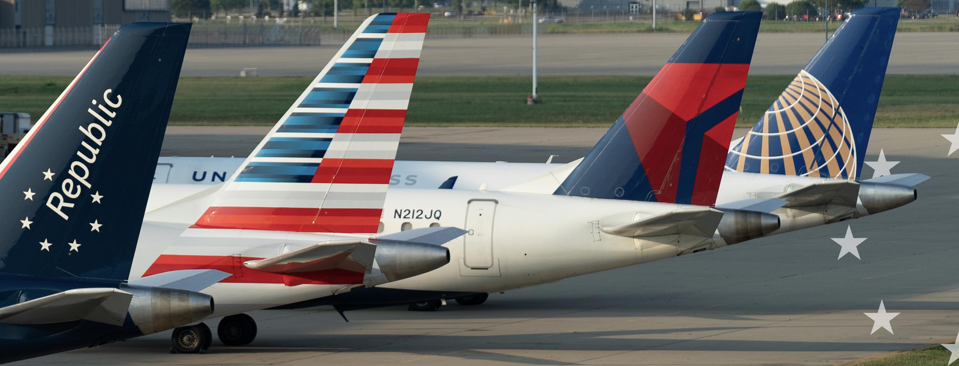 American Eagle ERJ flying