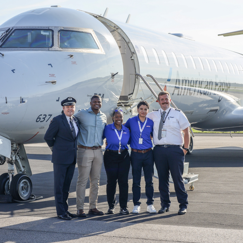 ATP Flight School and American Airlines Host 250 Aspiring Pilots at Charlotte Open House