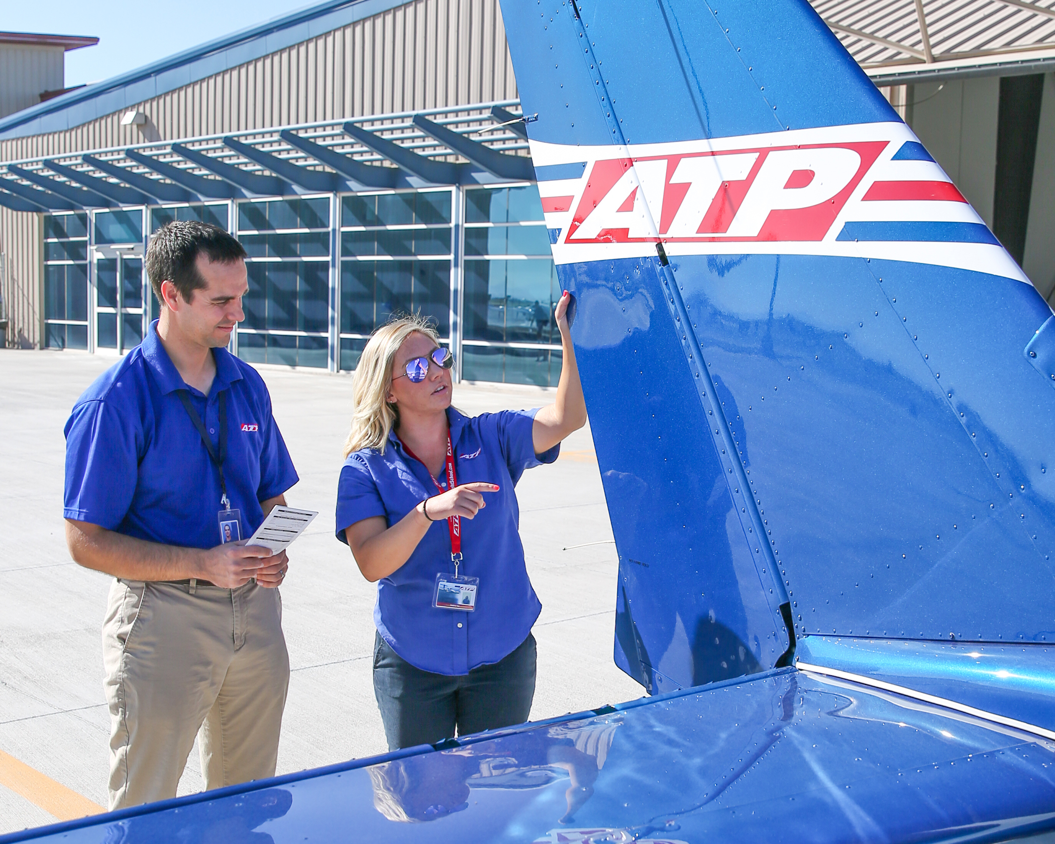Student and instructor logging preflight training