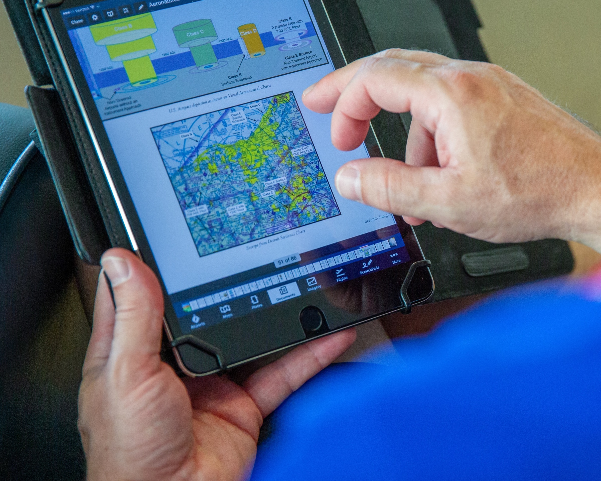 ATP Essentials training resources on a tablet