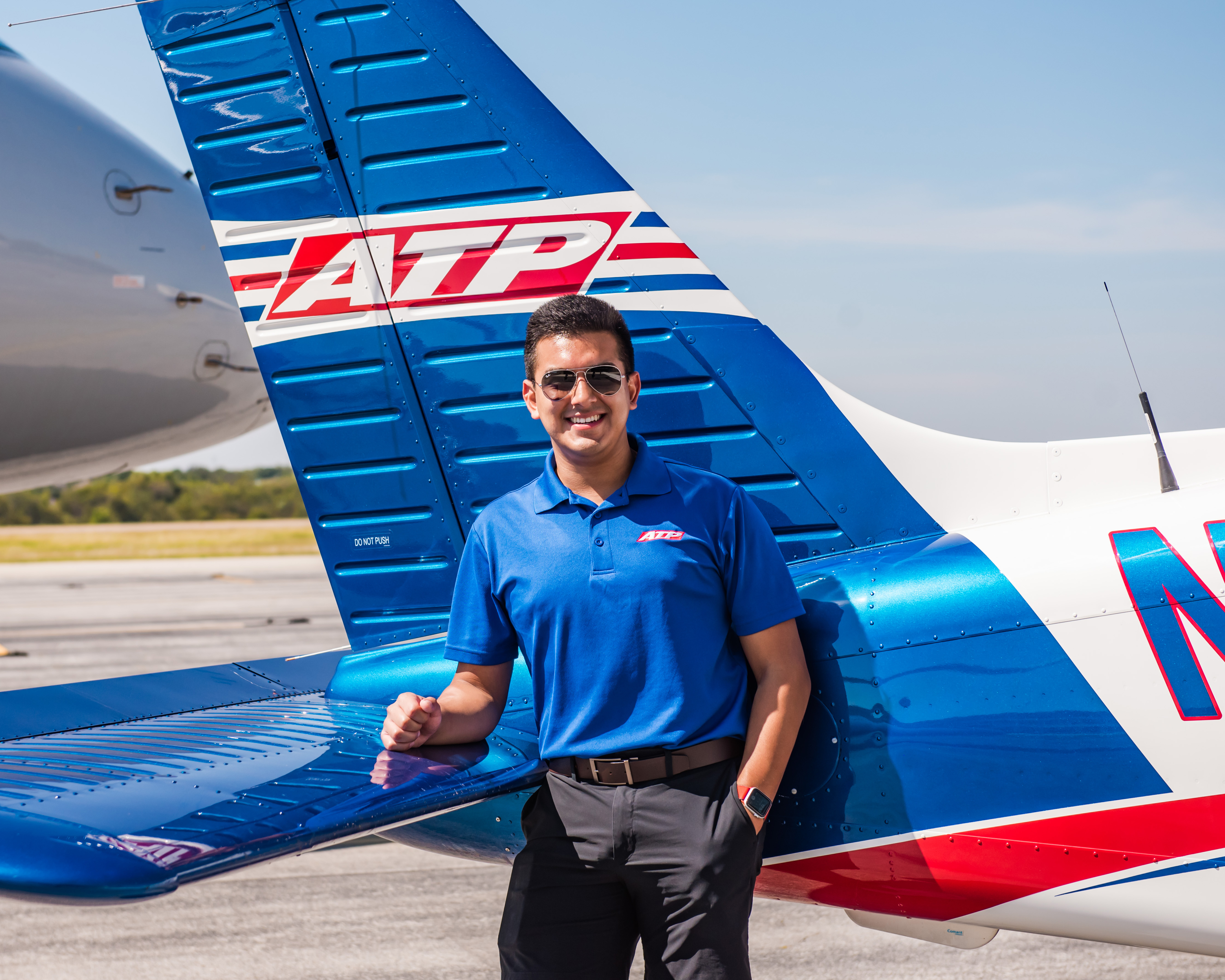 ATP student exploring a career in aviation