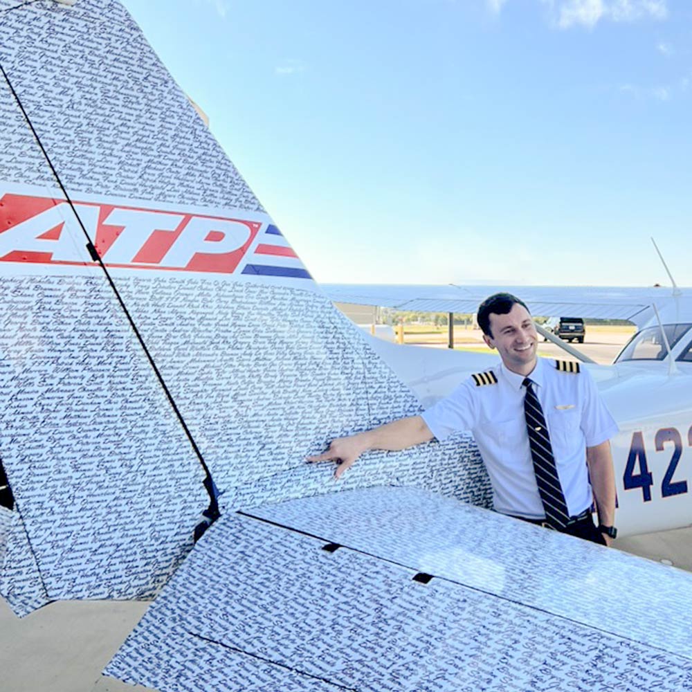 ATP Dedicates Cessna to ALumni with Career Track 40