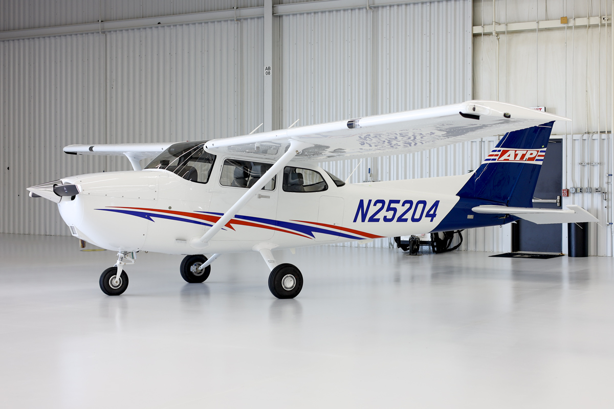 Interior of a Cessna 172